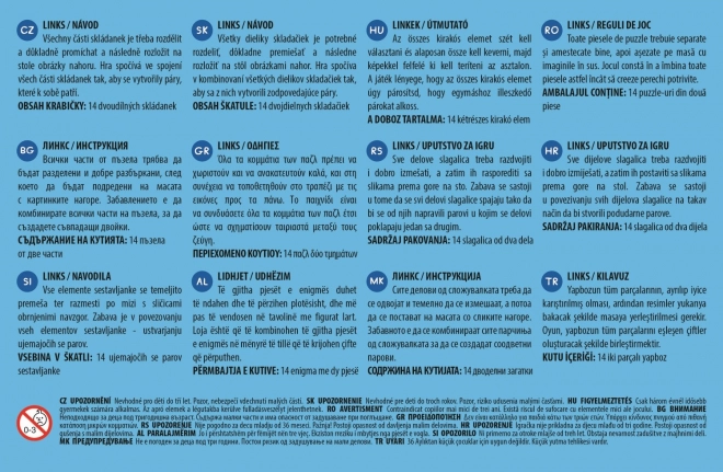 Igra sestavljanka Pujsa Pepa 14 parov