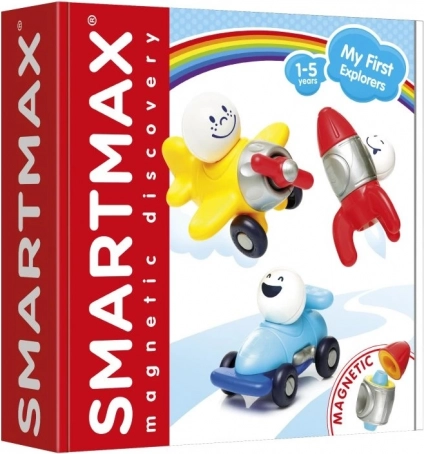 SmartMax Moji prvi pustolovci – magnetna sestavljanka za otroke (16 kosov)