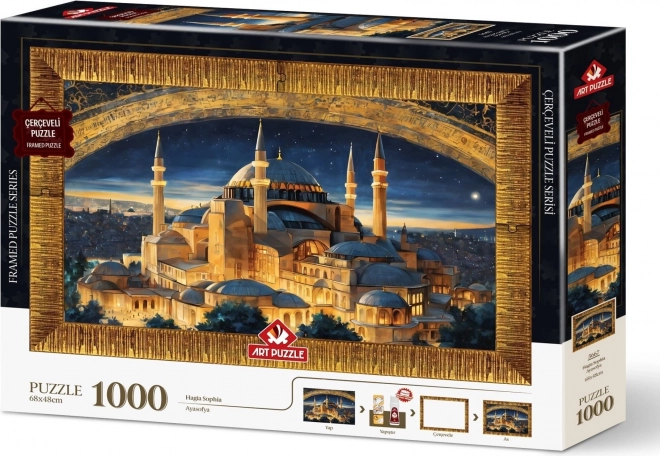 Sestavljanka s okvirjem in lepilom 3v1 Hagia Sophia 1000 kosov