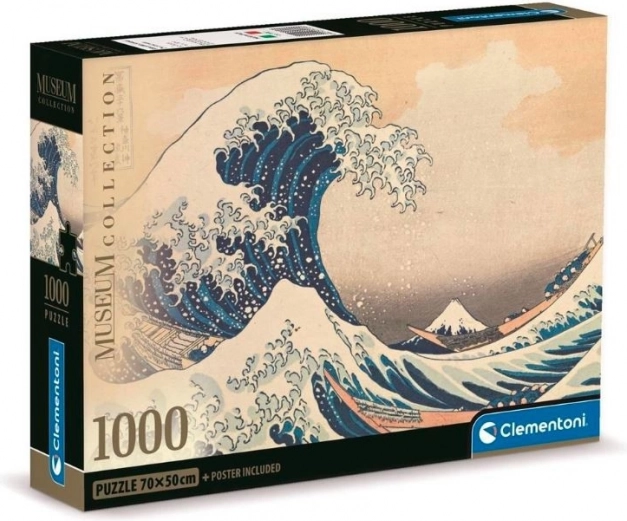 Sestavljanka 1000 kosov - Hokusai: Veliki val