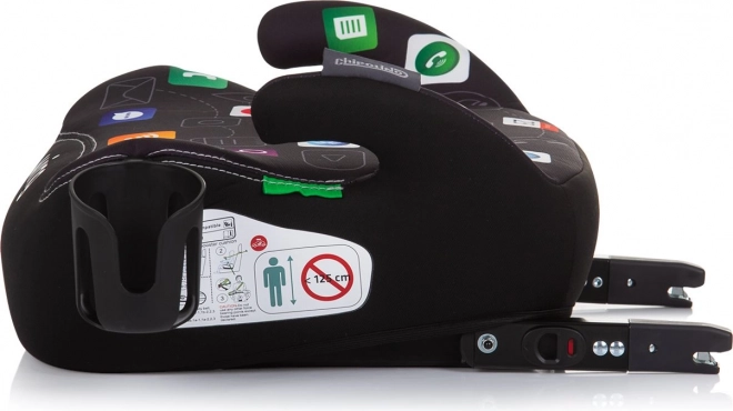 CHIPOLINO Podsedek Wing i-Size 125-150cm Isofix, Zaslon