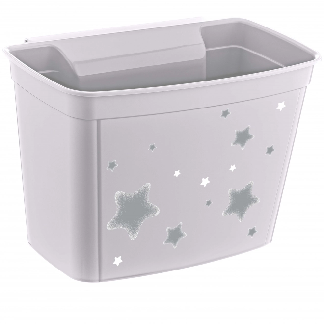 Univerzalni viseči box za previjalno mizo "Stars", Belo