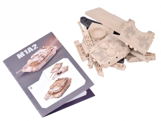 Konstrukcijski set ameriškega tanka Abrams M1A2 v merilu 1:72