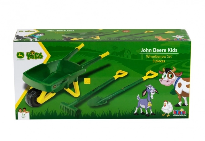 Komplet s samokolnico John Deere