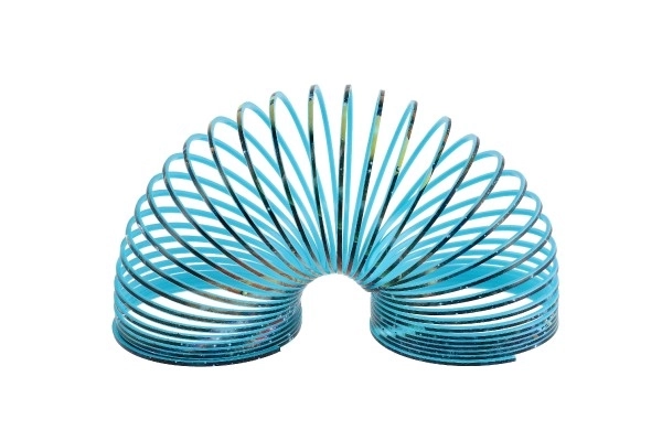 Spirala/fedr vesolje plast premer 6,5cm 2 barvi v škatlici 7x7x7cm