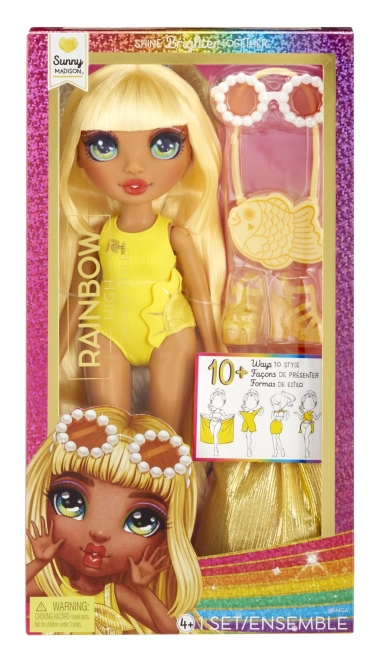 Rainbow High modna lutka Swim Style Sunny Yellow