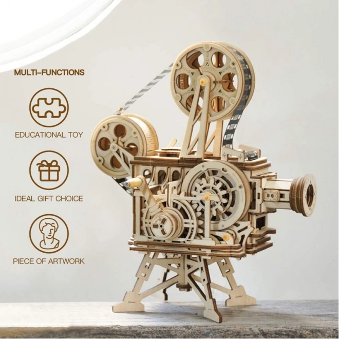 RoboTime 3D lesene mehanske uganke Filmski projektor