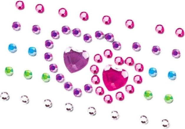 Takojšnji učinek s kamenčki in nalepkami