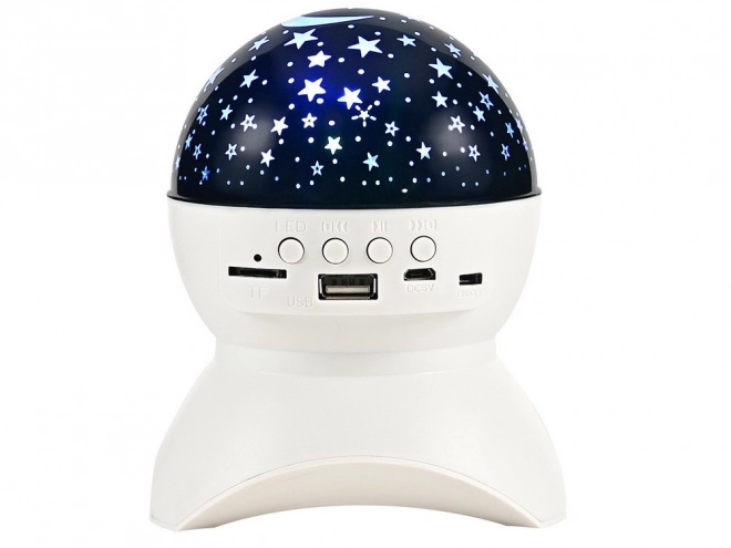 Nočni LED projektor z zvočnikom in Bluetooth