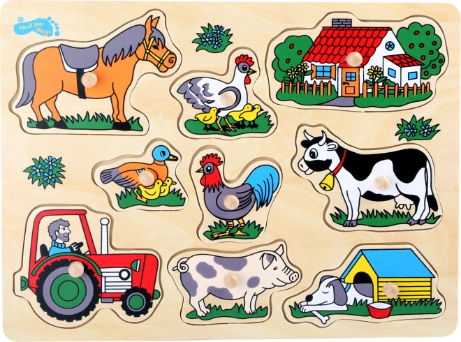Majhna Stopala Vstavljanka farma