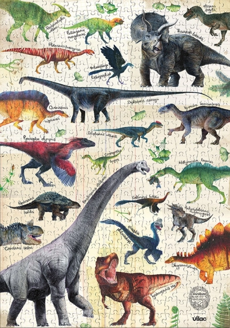 Sestavljanka dinozavri 500 kosov
