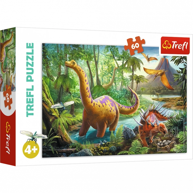 Sestavljanka Trefl Dinozavri 60 kos.