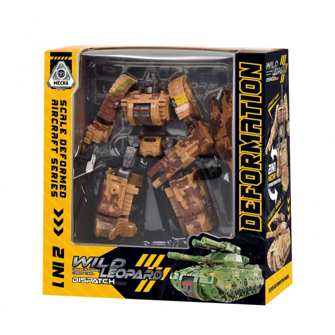 Zložljivi zeleni tank robot