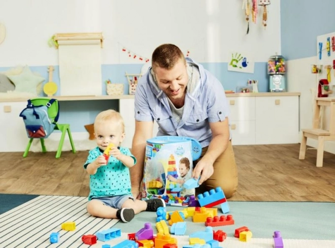Mega Bloks First Builders Kocke v plastični vrečki 80 kos