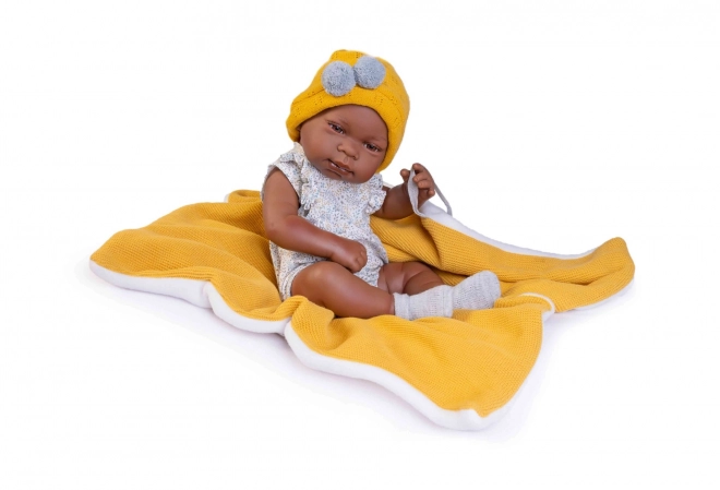 Antonio Juan 50287 MULATO - realistična lutka dojenček s celovinylnim telesom - 42 cm