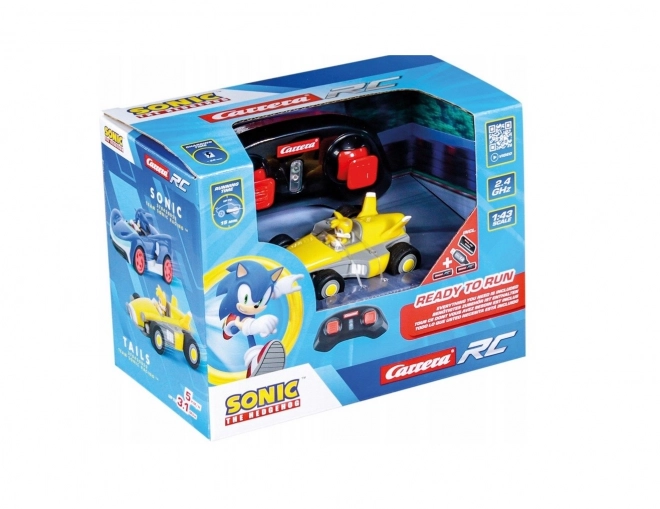 Team Sonic Mini RC Tails Avto 1:43