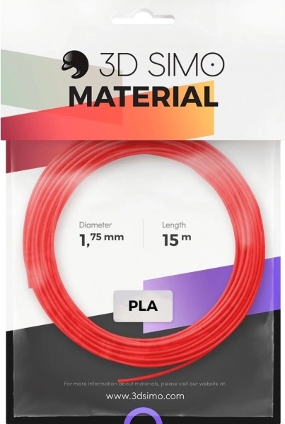 PLA filament pro 3D peresa in tiskalnike 1,75 mm, mešanica barv 15 m