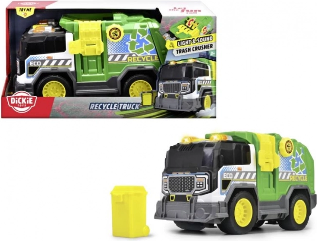 Zeleni reciklažni tovornjak Dickie Toys 30 cm
