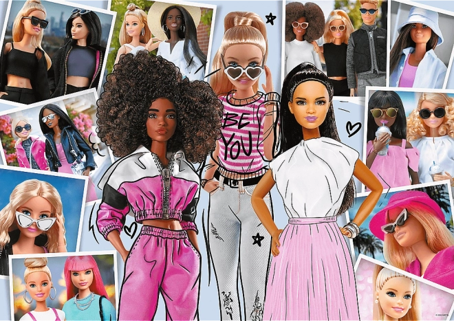 Sestavljanka V svetu Barbie 200 delov 48x34cm v škatli 33x23x4cm