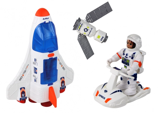 Vesoljska misija Raketa Vesoljske ladje Vesoljska vozila Set 7 elementov