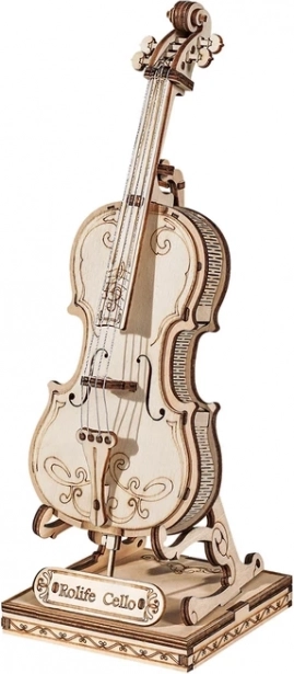 3D lesene sestavljanke Violončelo od Rolife