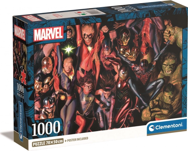 Sestavljanka 1000 kosov Marvel - kompaktna