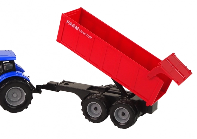 Interaktivni traktor s prikolico - moder