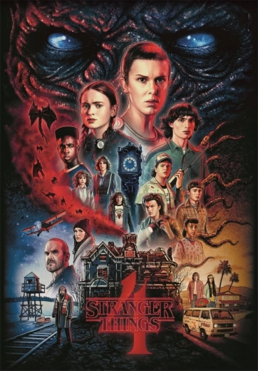 Sestavljanka Stranger Things 4 od Clementoni, 1000 kosov