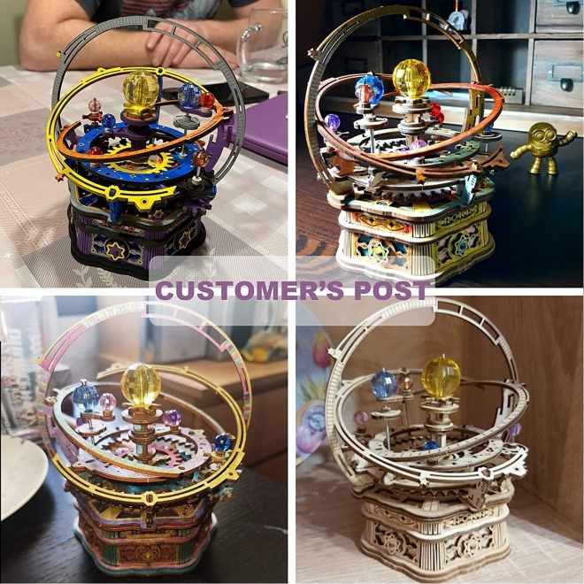 RoboTime 3D sestavljanka glasbena skrinjica Zgodovinska ura