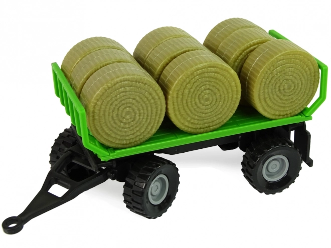 Traktor s prikolico Paketi sena Zvok Zelena