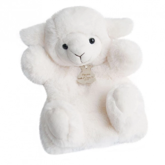 Doudou Histoire d'Ours plišasti ročni lutka Ovčka 25 cm