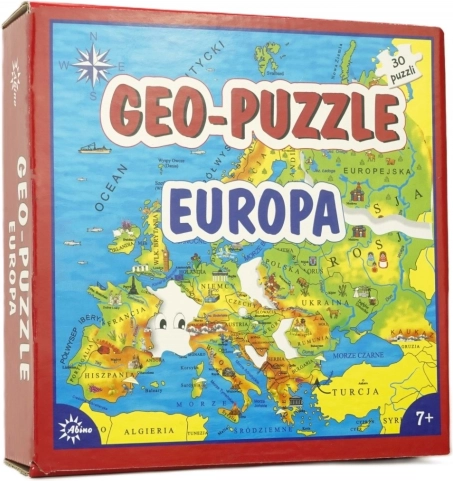 Sestavljanka Geo-Puzzle Evropa
