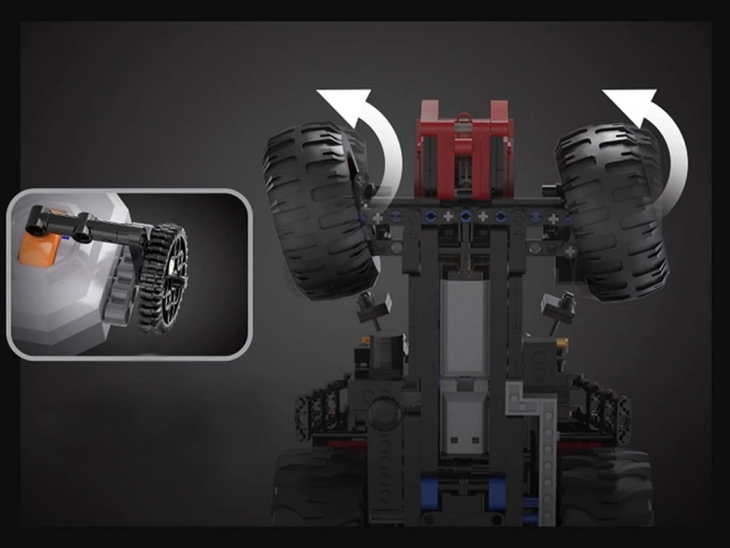 Velik komplet blokov 1675-ele 1:17 Traktor + plug na daljinsko upravljanje ZA5251