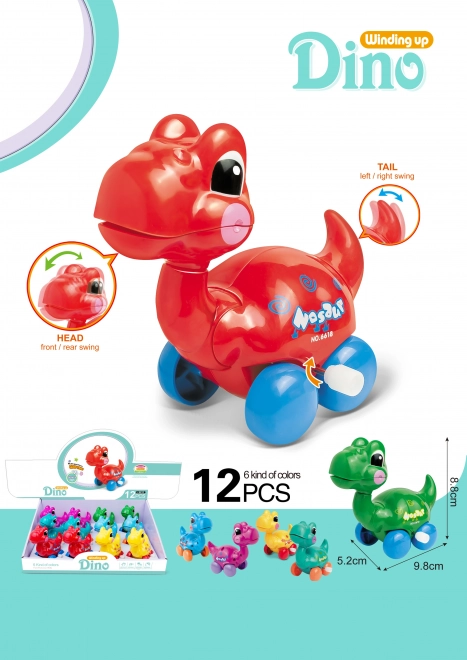 Dino raztegljiv plastičen 10 cm