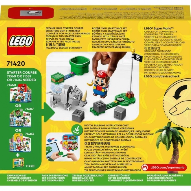 Nosorog Rambi - Razširitveni komplet LEGO Super Mario