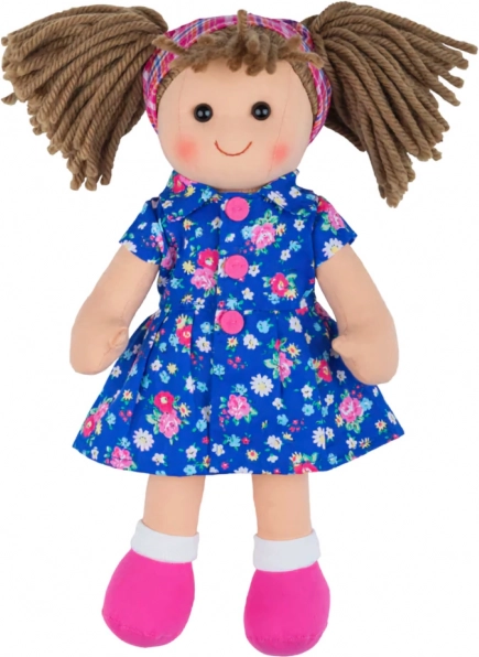 Bigjigs Toys tekstilna punčka Hollie 28 cm