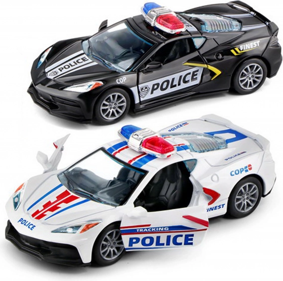 Kovinski policijski avto 12 cm