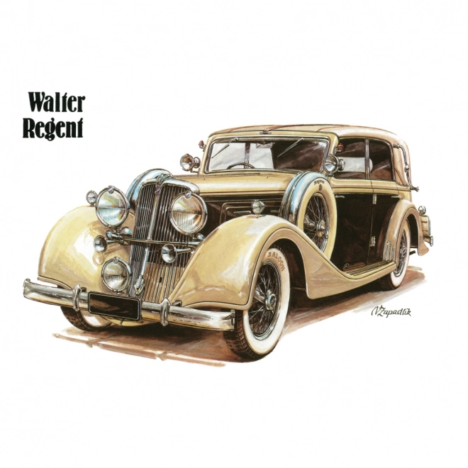 NOTIQUE Koledar s zapiski Classic Cars – Václav Zapadlík, 2025, 30 x 30 cm