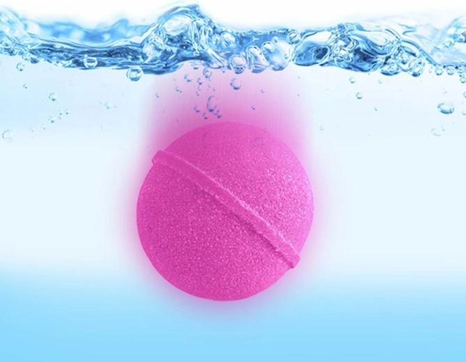 Šumeč učinek in sladek vonj žvečilnega gumija