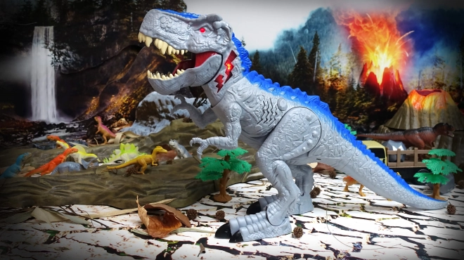 Dino hojev z lučnimi in zvočni učinki 55cm