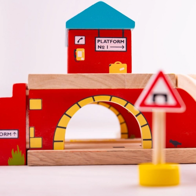Bigjigs Rail Postaja nad cesto