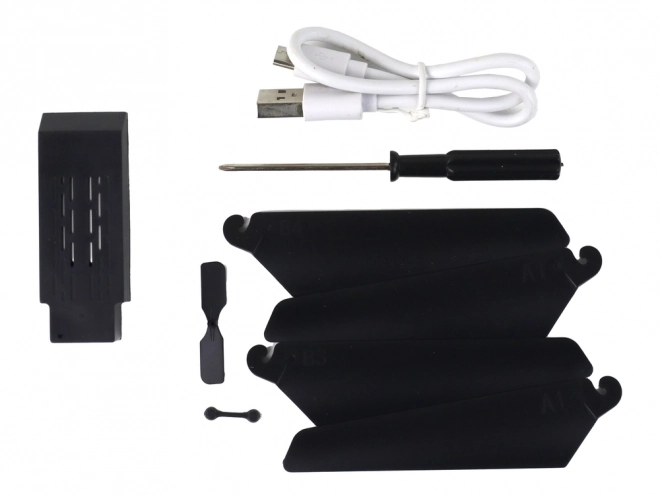 Aluminijasti RC helikopter 2.4G Modra 15 minut leta