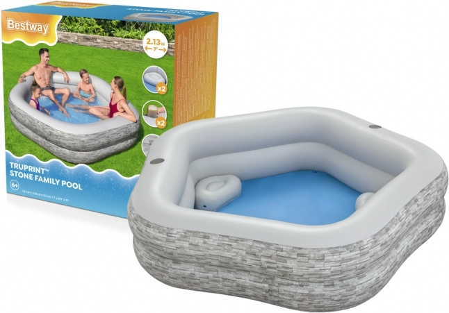 Otroški napihljivi bazen za vrt 213x206x53 cm Bestway