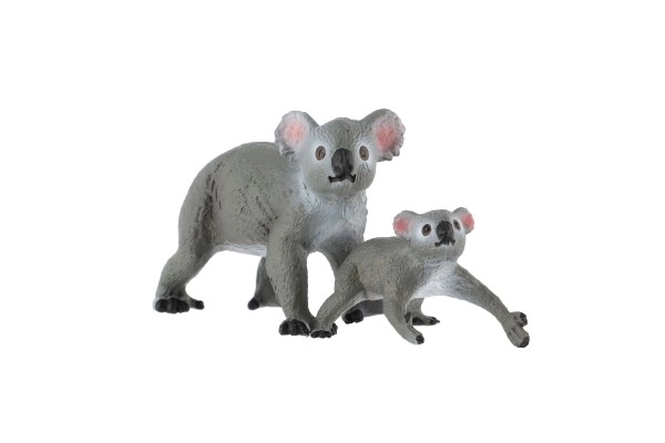 Koala medvedka 2 kosa samica z mladičem zooted plast 4-6 cm v vrečki