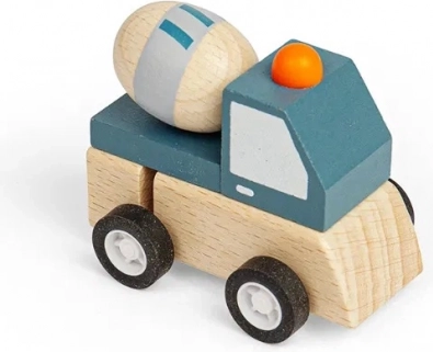 Bigjigs Toys navijalni gradbeni avtomobilček za otroke