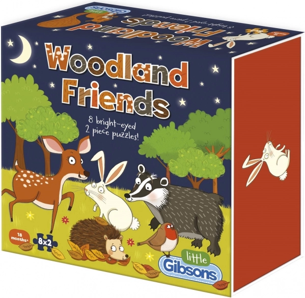 Otroški puzzle Gozdni prijatelji od Gibsons