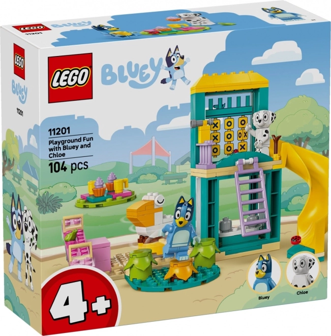 Gradbeni set LEGO BLUEY – Bluey in Lucky na igrišču