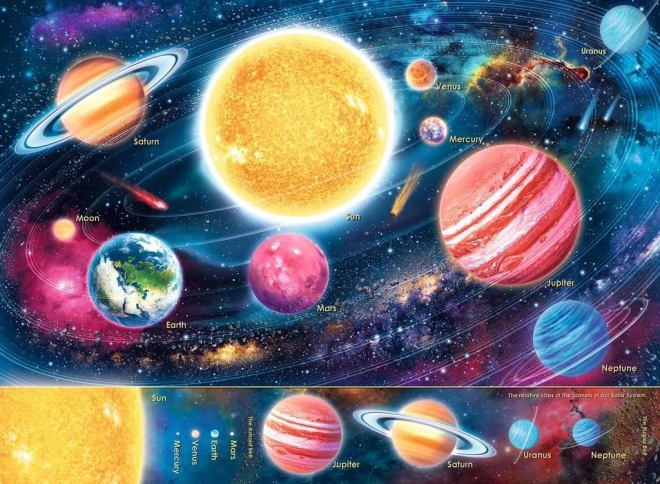 Ravensburger sestavljanka Sončni sistem XXL 300 kosov