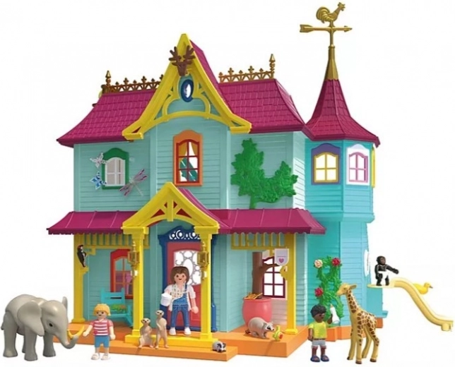 Velika hiša, polna igralnih con