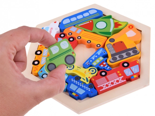 Leseno puzzle Vozila